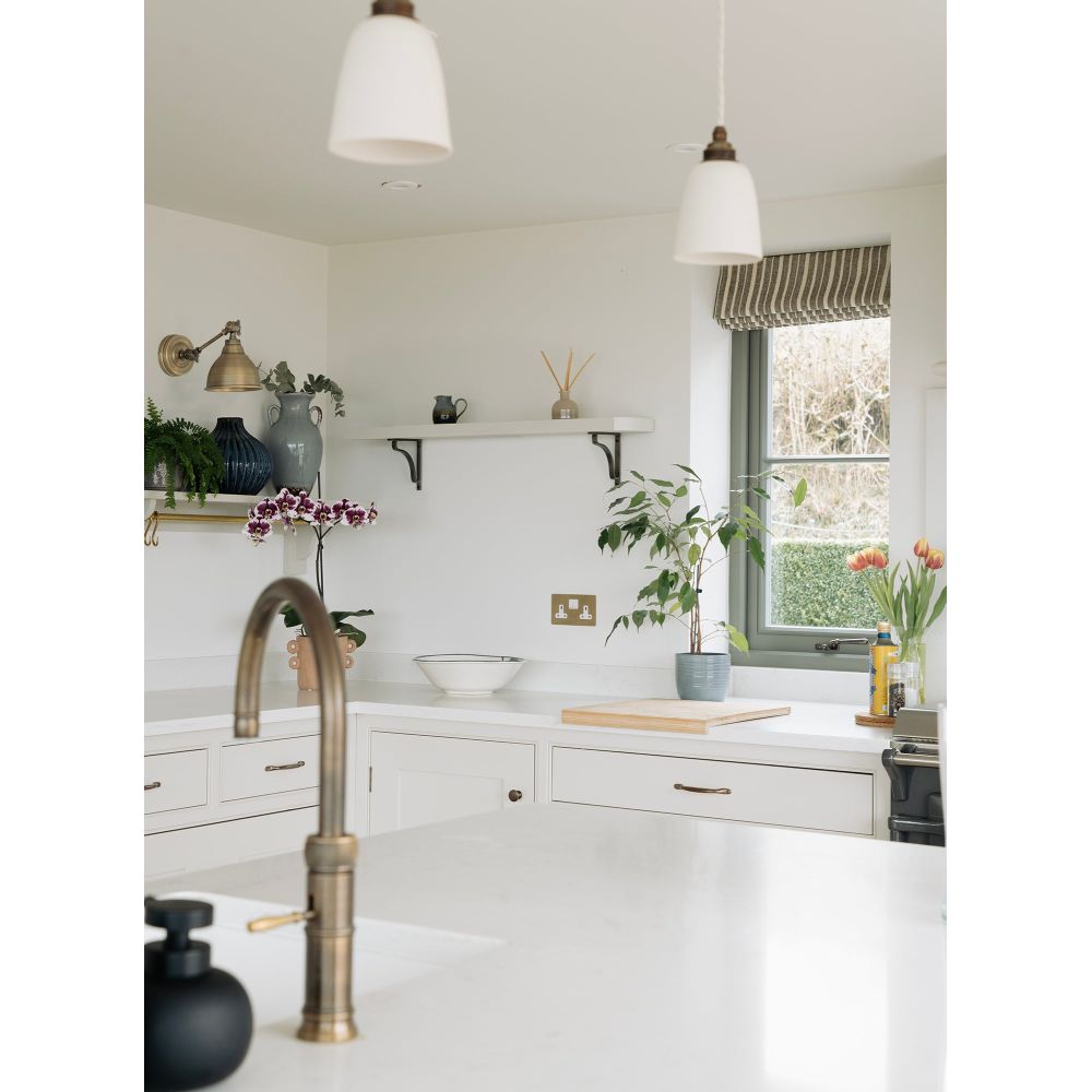 From The Anvil - Burnished Brass Abingdon Shelf Bracket (150mm x 150mm) | Sku. 51088 | Trade Door Handles.