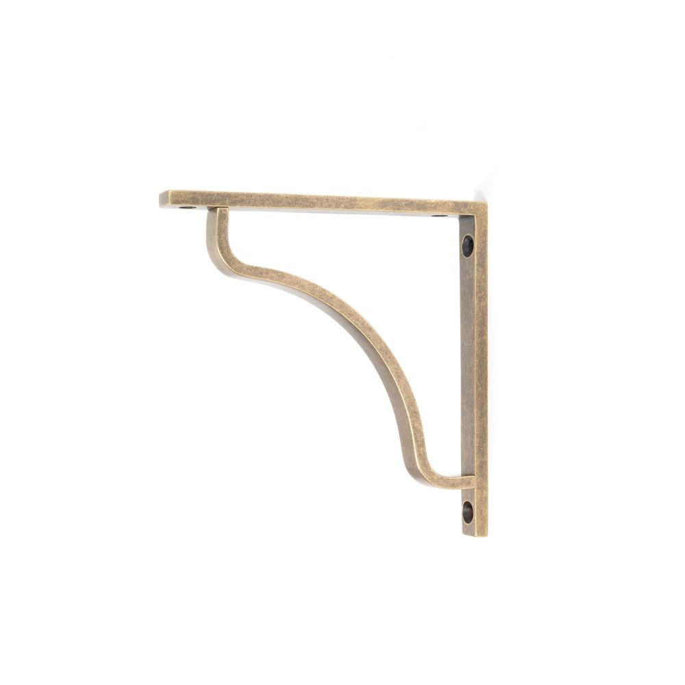 From The Anvil - Burnished Brass Abingdon Shelf Bracket (150mm x 150mm) | Sku. 51088 | Trade Door Handles.