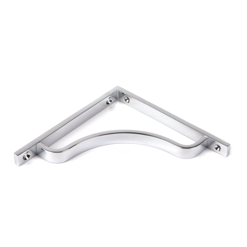 From The Anvil - Polished Chrome Abingdon Shelf Bracket (150mm x 150mm) | Sku. 51089 | Trade Door Handles.