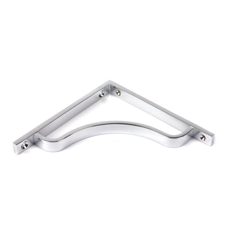 From The Anvil - Polished Chrome Abingdon Shelf Bracket (150mm x 150mm) | Sku. 51089 | Trade Door Handles.