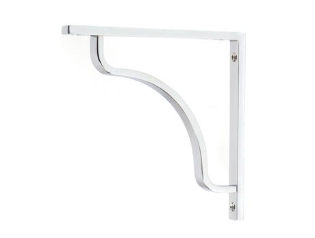 From The Anvil - Polished Chrome Abingdon Shelf Bracket (150mm x 150mm) | Sku. 51089 | Trade Door Handles.