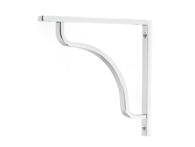 From The Anvil - Polished Chrome Abingdon Shelf Bracket (150mm x 150mm) | Sku. 51089 | Trade Door Handles.