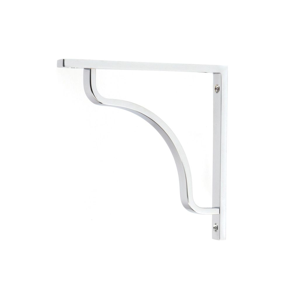 From The Anvil - Polished Chrome Abingdon Shelf Bracket (150mm x 150mm) | Sku. 51089 | Trade Door Handles.