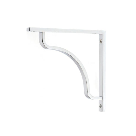 From The Anvil - Polished Chrome Abingdon Shelf Bracket (150mm x 150mm) | Sku. 51089 | Trade Door Handles.