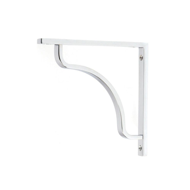 From The Anvil - Polished Chrome Abingdon Shelf Bracket (150mm x 150mm) | Sku. 51089 | Trade Door Handles.