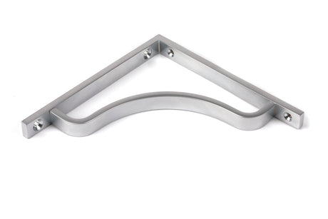 From The Anvil - Satin Chrome Abingdon Shelf Bracket (150mm x 150mm) | Sku. 51090 | Trade Door Handles.