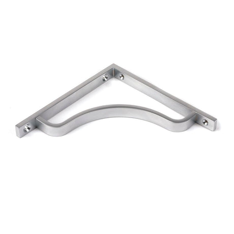 From The Anvil - Satin Chrome Abingdon Shelf Bracket (150mm x 150mm) | Sku. 51090 | Trade Door Handles.
