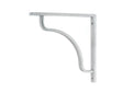 From The Anvil - Satin Chrome Abingdon Shelf Bracket (150mm x 150mm) | Sku. 51090 | Trade Door Handles.