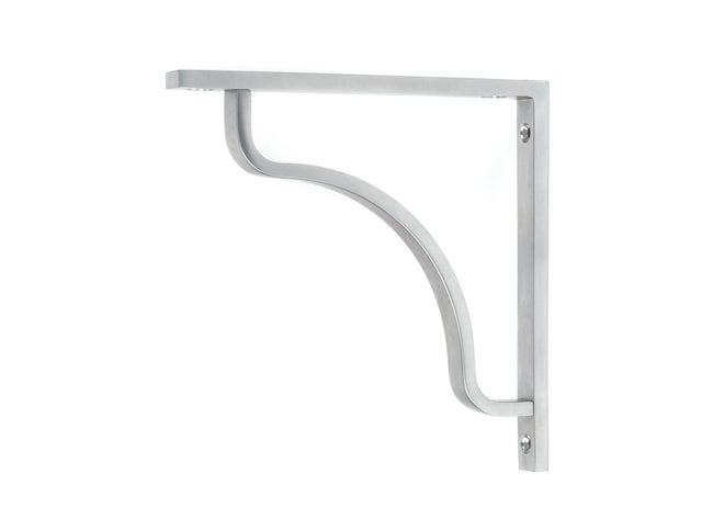 From The Anvil - Satin Chrome Abingdon Shelf Bracket (150mm x 150mm) | Sku. 51090 | Trade Door Handles.