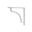 From The Anvil - Satin Chrome Abingdon Shelf Bracket (150mm x 150mm) | Sku. 51090 | Trade Door Handles.