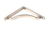 From The Anvil - Polished Nickel Abingdon Shelf Bracket (150mm x 150mm) | Sku. 51091 | Trade Door Handles.