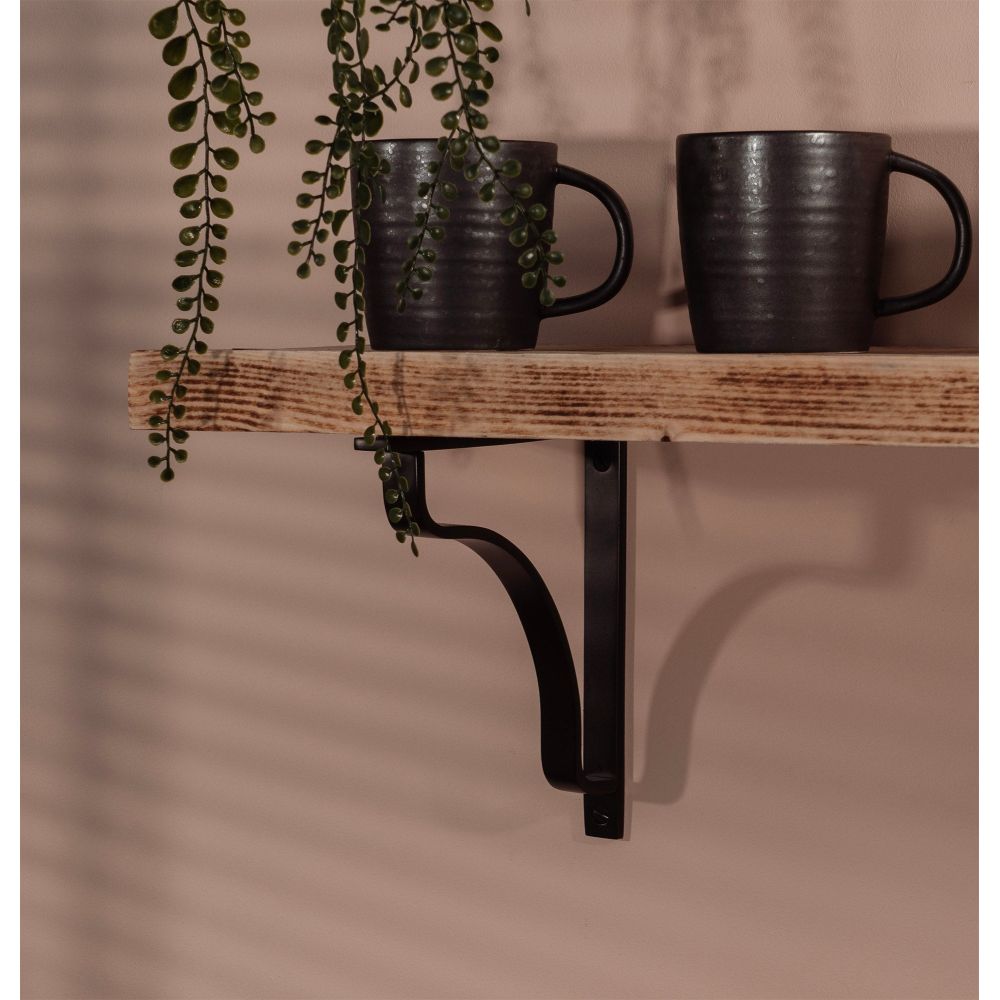 From The Anvil - Aged Bronze Abingdon Shelf Bracket (150mm x 150mm) | Sku. 51092 | Trade Door Handles.