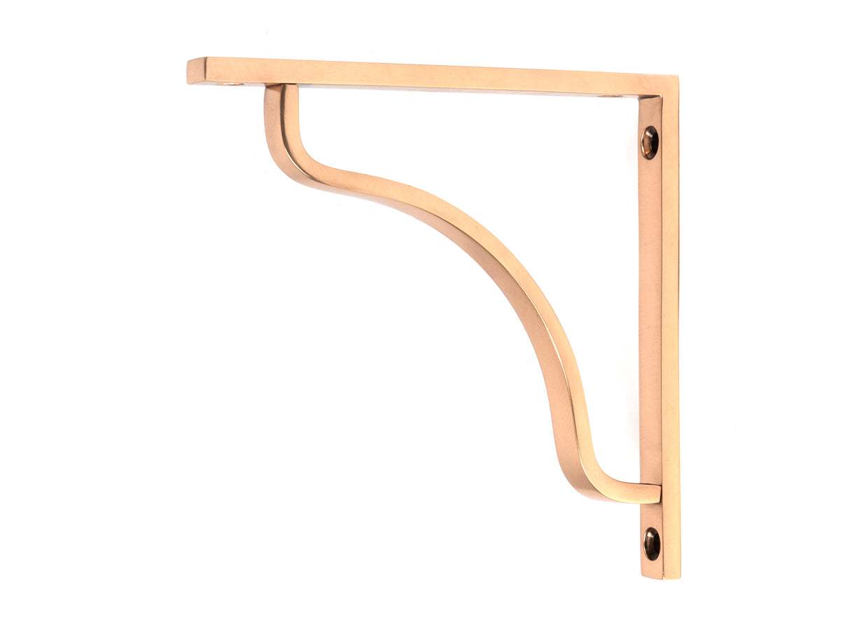 From The Anvil - Polished Bronze Abingdon Shelf Bracket (150mm x 150mm) | Sku. 51093 | Trade Door Handles.