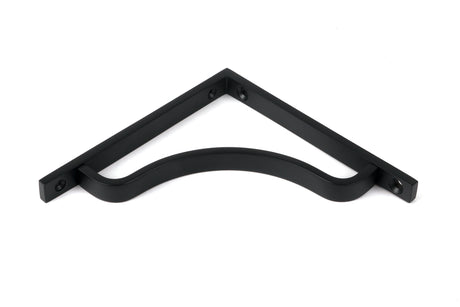 From The Anvil - Matt Black Abingdon Shelf Bracket (150mm x 150mm) | Sku. 51094 | Trade Door Handles.
