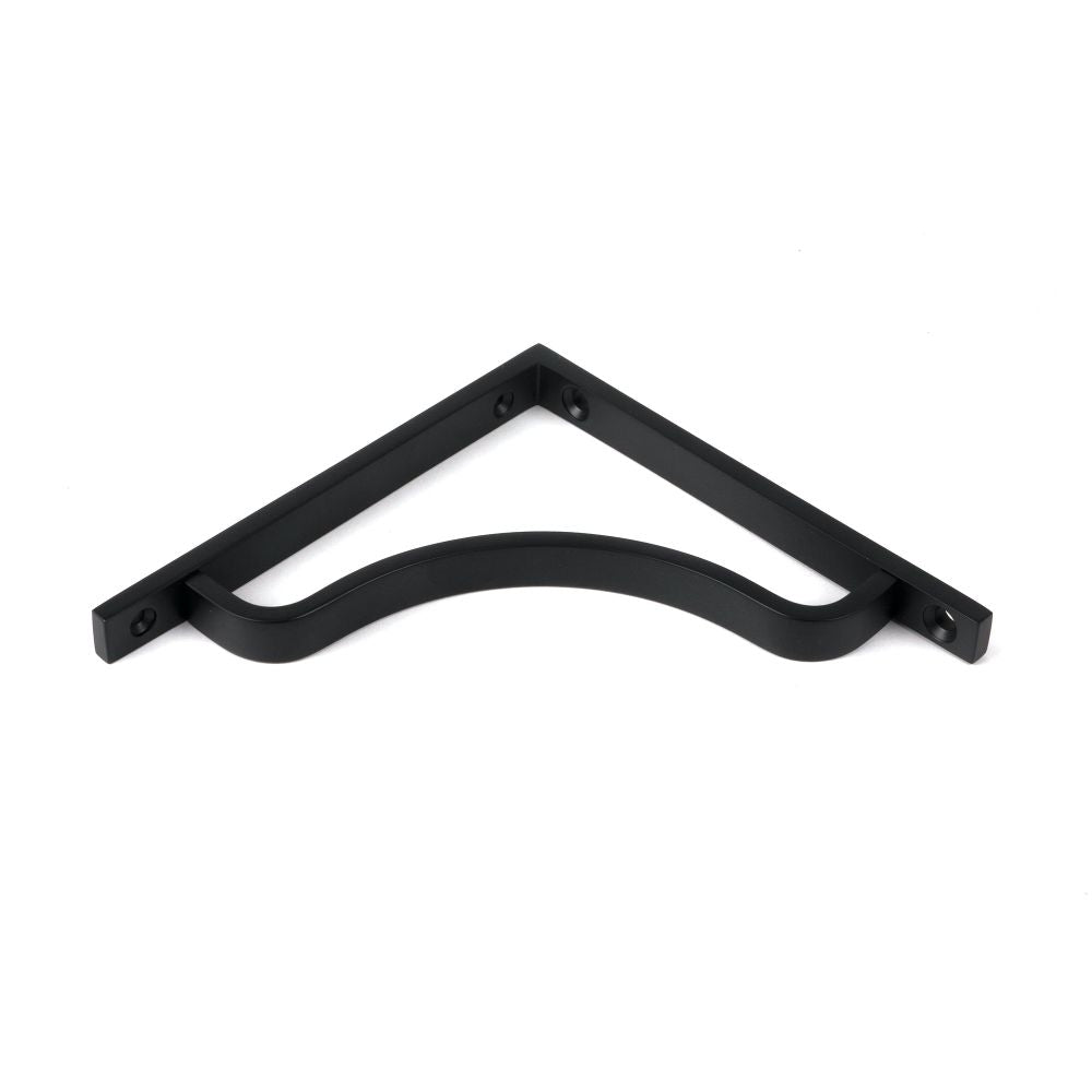 From The Anvil - Matt Black Abingdon Shelf Bracket (150mm x 150mm) | Sku. 51094 | Trade Door Handles.