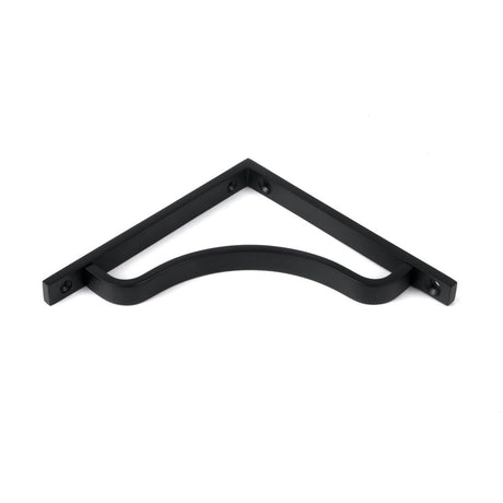 From The Anvil - Matt Black Abingdon Shelf Bracket (150mm x 150mm) | Sku. 51094 | Trade Door Handles.