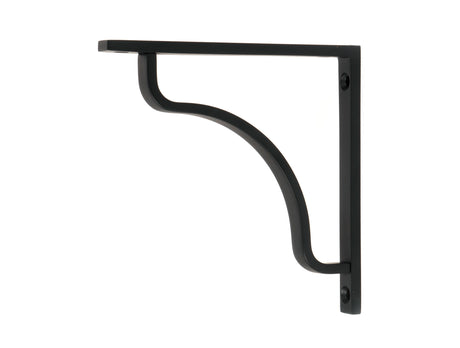 From The Anvil - Matt Black Abingdon Shelf Bracket (150mm x 150mm) | Sku. 51094 | Trade Door Handles.