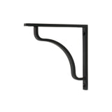 From The Anvil - Matt Black Abingdon Shelf Bracket (150mm x 150mm) | Sku. 51094 | Trade Door Handles.