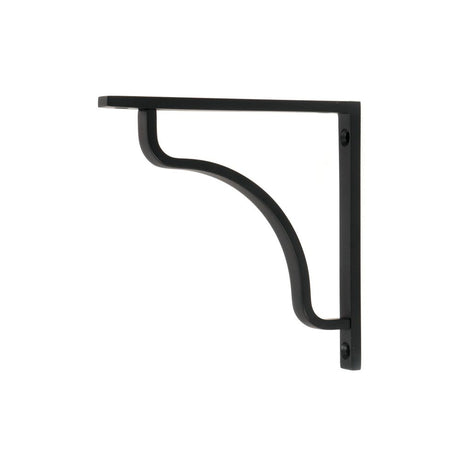 From The Anvil - Matt Black Abingdon Shelf Bracket (150mm x 150mm) | Sku. 51094 | Trade Door Handles.