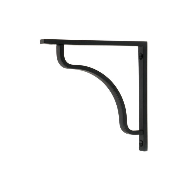From The Anvil - Matt Black Abingdon Shelf Bracket (150mm x 150mm) | Sku. 51094 | Trade Door Handles.