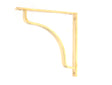 From The Anvil - Polished Brass Abingdon Shelf Bracket (200mm x 200mm) | Sku. 51095 | Trade Door Handles.