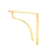 From The Anvil - Polished Brass Abingdon Shelf Bracket (200mm x 200mm) | Sku. 51095 | Trade Door Handles.