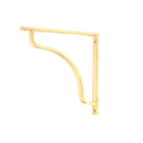 From The Anvil - Polished Brass Abingdon Shelf Bracket (200mm x 200mm) | Sku. 51095 | Trade Door Handles.