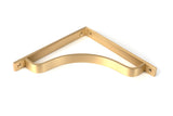 From The Anvil - Satin Brass Abingdon Shelf Bracket (200mm x 200mm) | Sku. 51097 | Trade Door Handles.