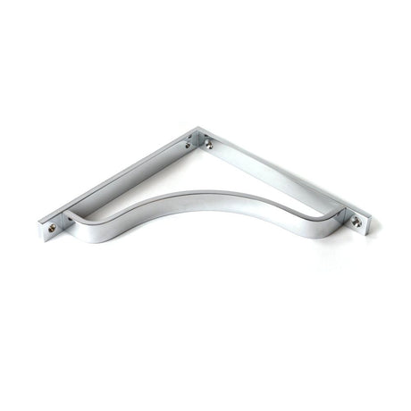 From The Anvil - Polished Chrome Abingdon Shelf Bracket (200mm x 200mm) | Sku. 51099 | Trade Door Handles.