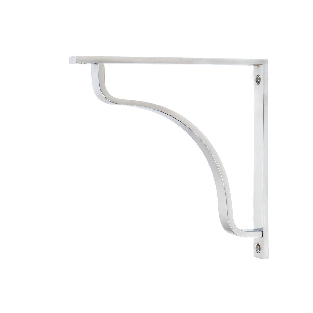 From The Anvil - Polished Chrome Abingdon Shelf Bracket (200mm x 200mm) | Sku. 51099 | Trade Door Handles.