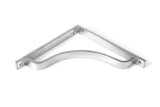 From The Anvil - Satin Chrome Abingdon Shelf Bracket (200mm x 200mm) | Sku. 51100 | Trade Door Handles.