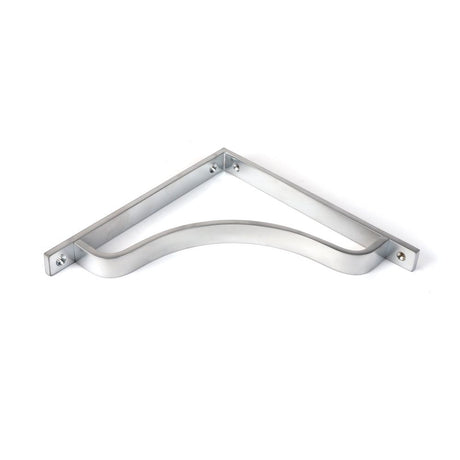 From The Anvil - Satin Chrome Abingdon Shelf Bracket (200mm x 200mm) | Sku. 51100 | Trade Door Handles.