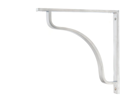 From The Anvil - Satin Chrome Abingdon Shelf Bracket (200mm x 200mm) | Sku. 51100 | Trade Door Handles.