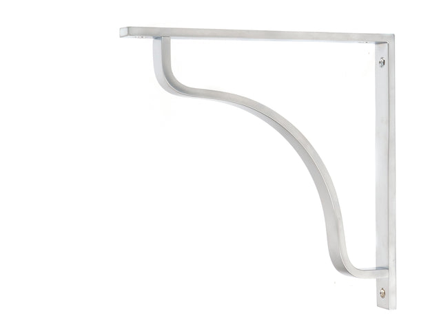 From The Anvil - Satin Chrome Abingdon Shelf Bracket (200mm x 200mm) | Sku. 51100 | Trade Door Handles.