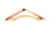 From The Anvil - Polished Bronze Abingdon Shelf Bracket (200mm x 200mm) | Sku. 51103 | Trade Door Handles.