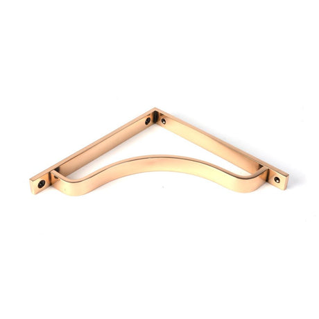 From The Anvil - Polished Bronze Abingdon Shelf Bracket (200mm x 200mm) | Sku. 51103 | Trade Door Handles.