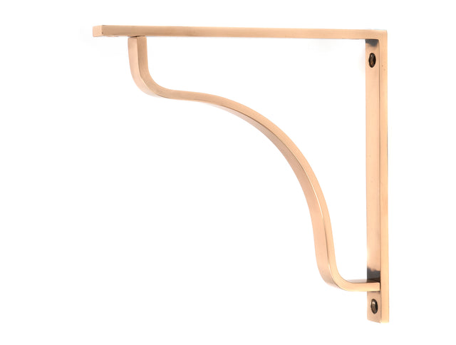 From The Anvil - Polished Bronze Abingdon Shelf Bracket (200mm x 200mm) | Sku. 51103 | Trade Door Handles.