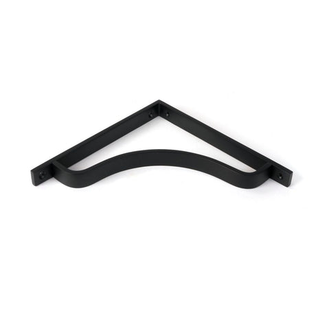From The Anvil - Matt Black Abingdon Shelf Bracket (200mm x 200mm) | Sku. 51104 | Trade Door Handles.