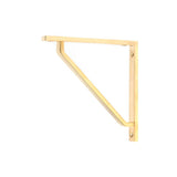 From The Anvil - Polished Brass Barton Shelf Bracket (150mm x 150mm) | Sku. 51105 | Trade Door Handles.