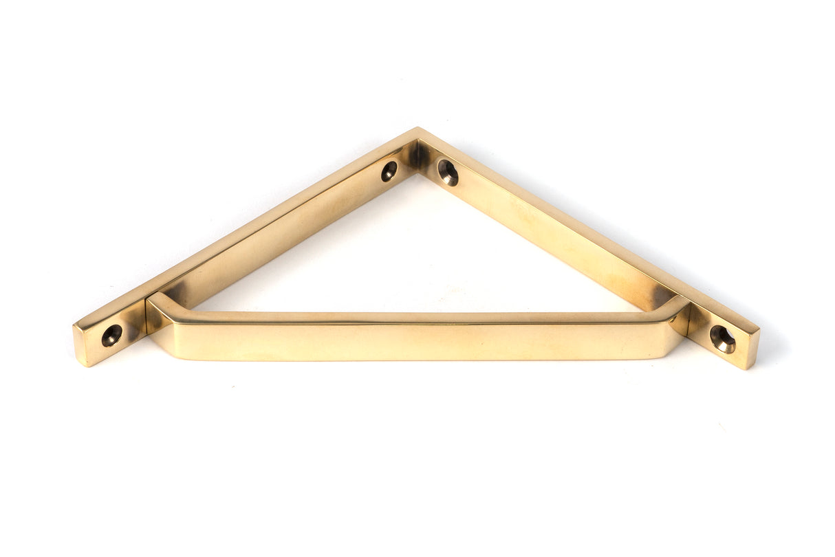 From The Anvil - Aged Brass Barton Shelf Bracket (150mm x 150mm) | Sku. 51106 | Trade Door Handles.