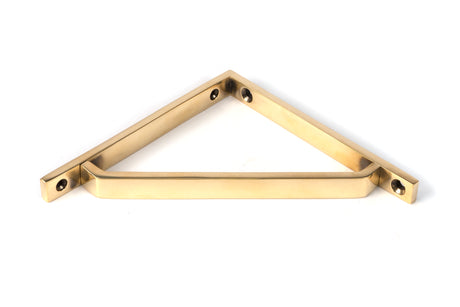 From The Anvil - Aged Brass Barton Shelf Bracket (150mm x 150mm) | Sku. 51106 | Trade Door Handles.