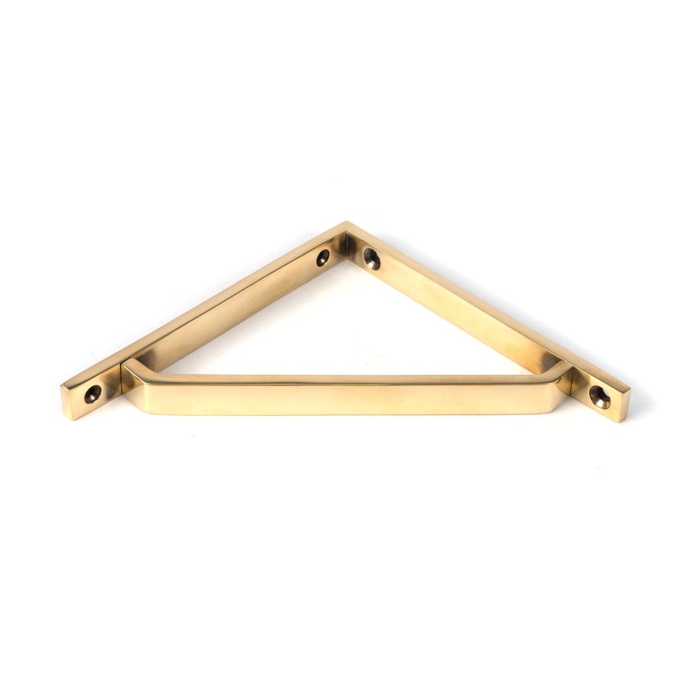 From The Anvil - Aged Brass Barton Shelf Bracket (150mm x 150mm) | Sku. 51106 | Trade Door Handles.