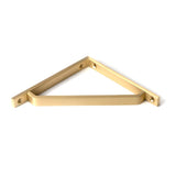 From The Anvil - Satin Brass Barton Shelf Bracket (150mm x 150mm) | Sku. 51107 | Trade Door Handles.