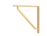 From The Anvil - Satin Brass Barton Shelf Bracket (150mm x 150mm) | Sku. 51107 | Trade Door Handles.