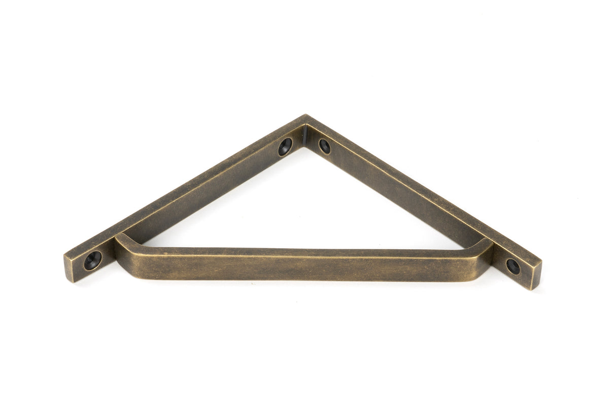 From The Anvil - Burnished Brass Barton Shelf Bracket (150mm x 150mm) | Sku. 51108 | Trade Door Handles.