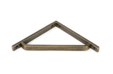 From The Anvil - Burnished Brass Barton Shelf Bracket (150mm x 150mm) | Sku. 51108 | Trade Door Handles.