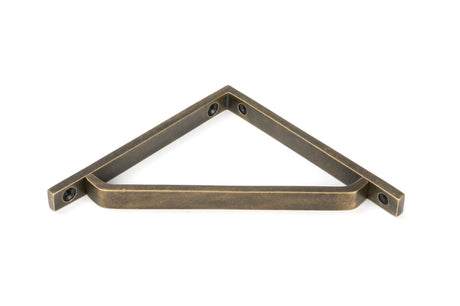 From The Anvil - Burnished Brass Barton Shelf Bracket (150mm x 150mm) | Sku. 51108 | Trade Door Handles.