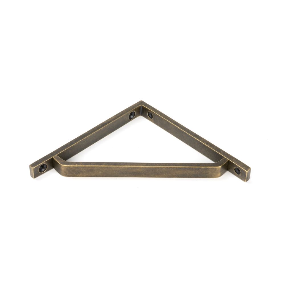From The Anvil - Burnished Brass Barton Shelf Bracket (150mm x 150mm) | Sku. 51108 | Trade Door Handles.