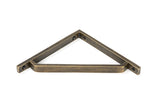 From The Anvil - Burnished Brass Barton Shelf Bracket (150mm x 150mm)