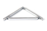 From The Anvil - Polished Chrome Barton Shelf Bracket (150mm x 150mm) | Sku. 51109 | Trade Door Handles.